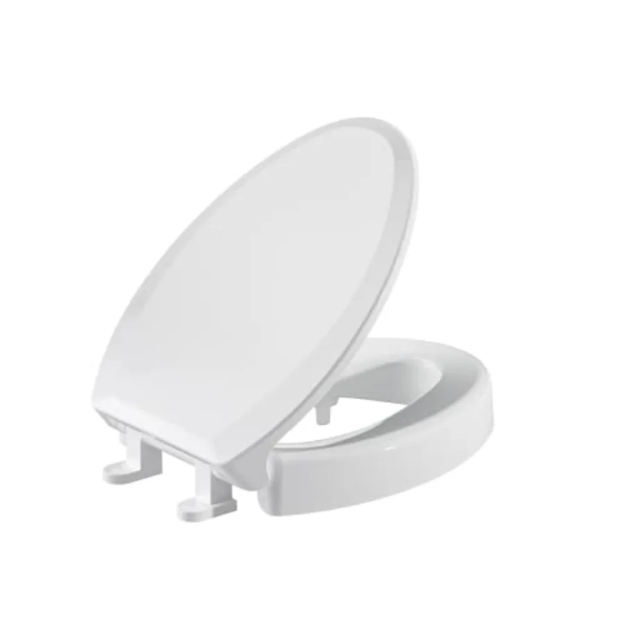 Raised Toilet Seat Riser, White, 3 Inch High Elevated Toilet Seat for Seniors, Soft Close, Easy Install and Clean Elongated
Raised Toilet Seat Riser, White, 3 Inch High Elevated Toilet Seat for Seniors, Soft Close, Easy Install and Clean Elongated