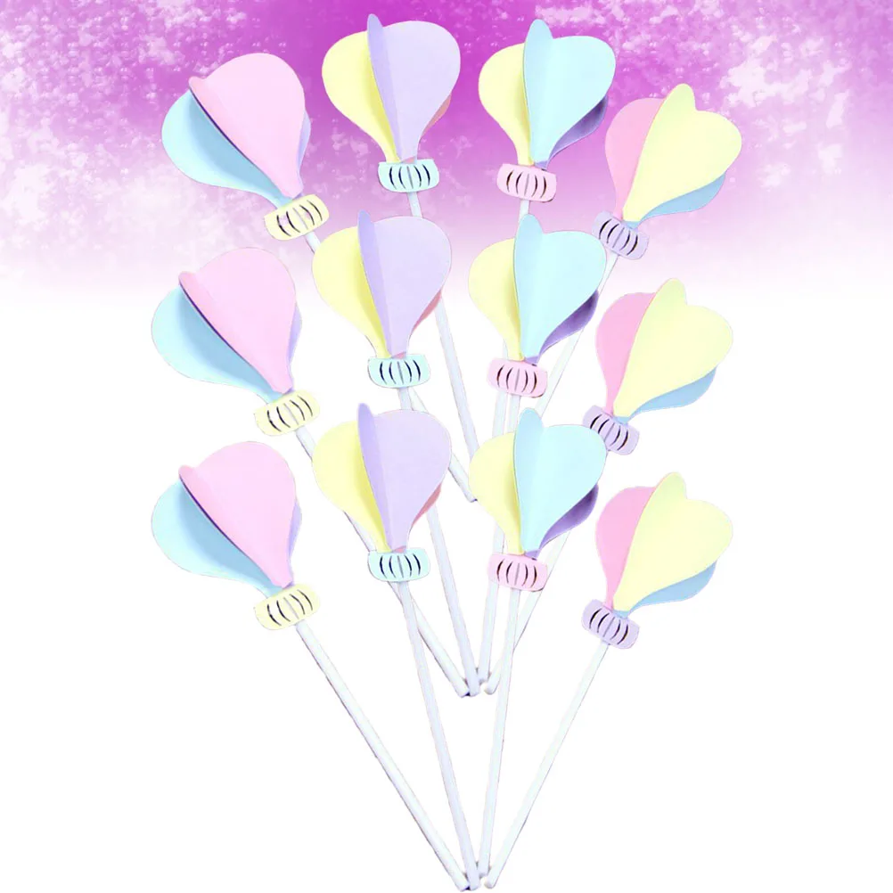12pcs Hot Air Balloon Cake Toppers Stereoscopic Pink Picks Double Layer Birthday Decor Cupcake Party Supplies
12pcs Hot Air Balloon Cake Toppers Stereoscopic Pink Picks Double Layer Birthday Decor Cupcake Party Supplies
