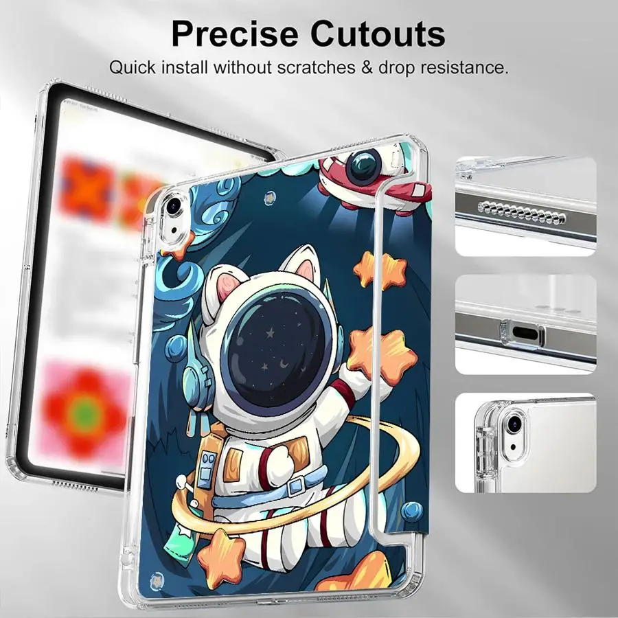 Space Cat Cute Holder Cover Tablet Case For iPad Air 4 5 M3 M2 M4 11inch Pro 2025 11th 10th 9th 8th 7th 12.9inch Mini 6 7 Y-Fold
Space Cat Cute Holder Cover Tablet Case For iPad Air 4 5 M3 M2 M4 11inch Pro 2025 11th 10th 9th 8th 7th 12.9inch Mini 6 7 Y-Fold
