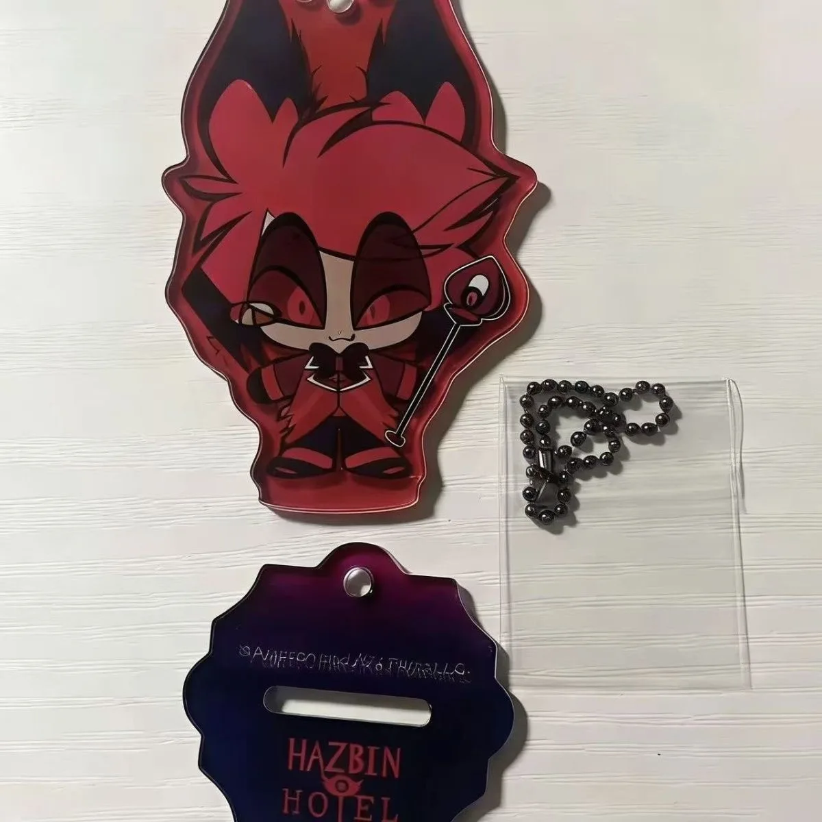 Hazbin Hotel Acrylic Cosplay Keychain Arasto A Store Sticker Original Bag
Hazbin Hotel Acrylic Cosplay Keychain Arasto A Store Sticker Original Bag