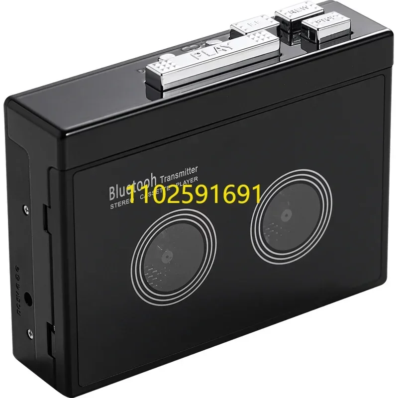 Black Retro Stereo Cassette Player Walkman Cassette Tape Music Audio Auto Reverse With Bluetooth
Black Retro Stereo Cassette Player Walkman Cassette Tape Music Audio Auto Reverse With Bluetooth
