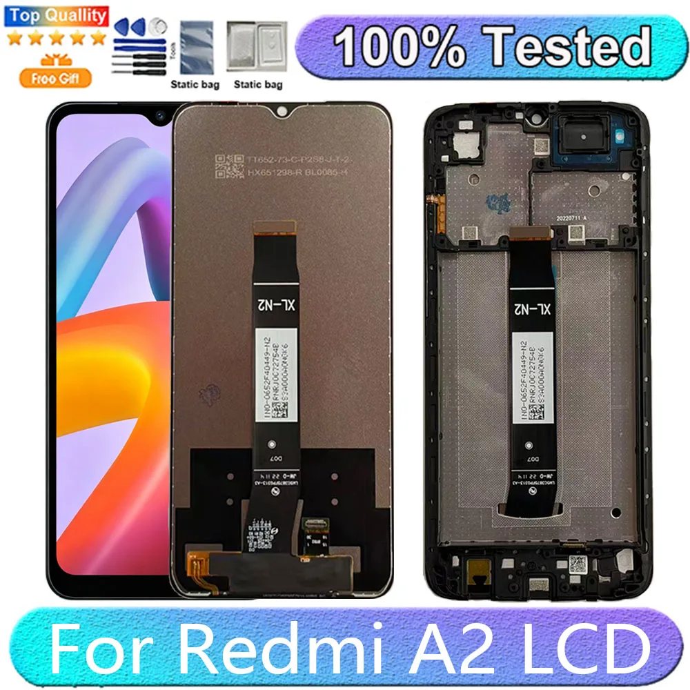 6.52''For Xiaomi Redmi A2 LCD Display Screen Touch Panel Digitizer Replacement Parts For Xiaomi Redmi A2 Screen With Frame
6.52''For Xiaomi Redmi A2 LCD Display Screen Touch Panel Digitizer Replacement Parts For Xiaomi Redmi A2 Screen With Frame