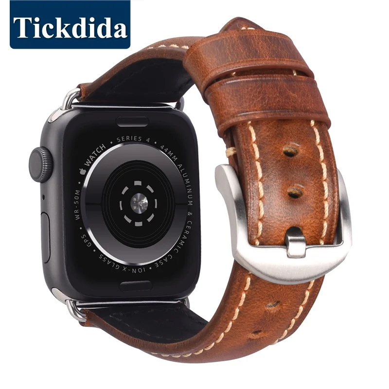 Vintage Cow Leather Watch Band for Apple Watch Serises 8 Strap iWatch Ultra 49mm 45mm 44mm Leather Strap for Apple Watch8
Vintage Cow Leather Watch Band for Apple Watch Serises 8 Strap iWatch Ultra 49mm 45mm 44mm Leather Strap for Apple Watch8