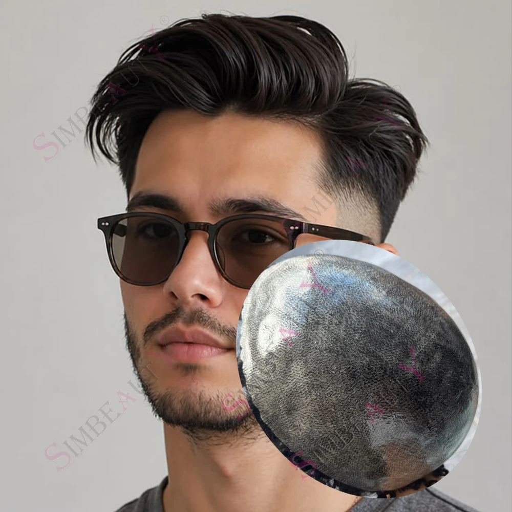 Strongest Poly Skin PU Men Jet Black Capillary Prosthesi Natural Hairline Grey Brown HumanHair Toupee for Man Replacement System
Strongest Poly Skin PU Men Jet Black Capillary Prosthesi Natural Hairline Grey Brown HumanHair Toupee for Man Replacement System