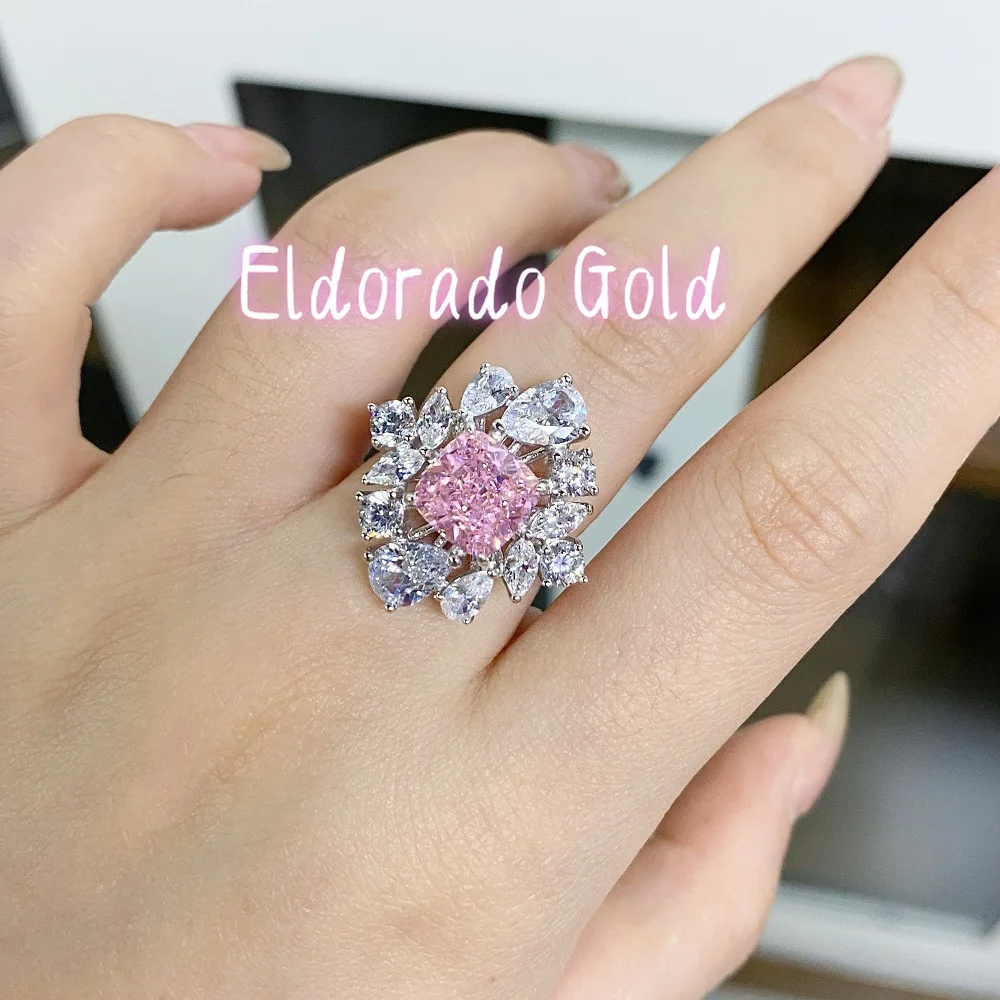 Eldorado Gold Luxury Solid Platinum PT950 Women's Aquamarine Diamond Ring 3 karat Moissanite Diamond Ring
Eldorado Gold Luxury Solid Platinum PT950 Women's Aquamarine Diamond Ring 3 karat Moissanite Diamond Ring