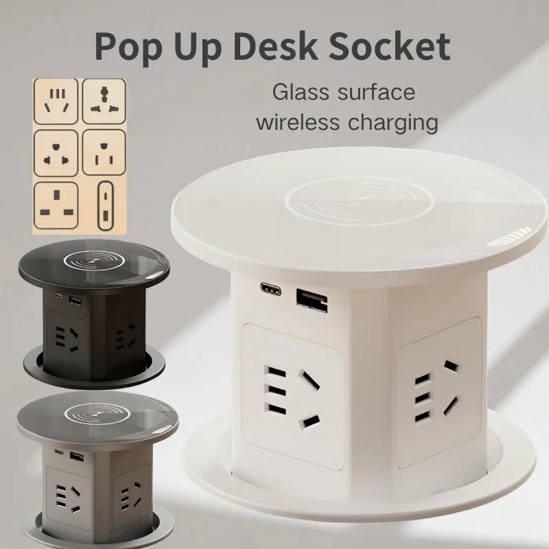 Lifting Desk Power Automatic Pop Up Elevator Socket Tower Socket US UK AU UN Plug Adapter USB Type-c Wireless Charge ,Hidden
Lifting Desk Power Automatic Pop Up Elevator Socket Tower Socket US UK AU UN Plug Adapter USB Type-c Wireless Charge ,Hidden