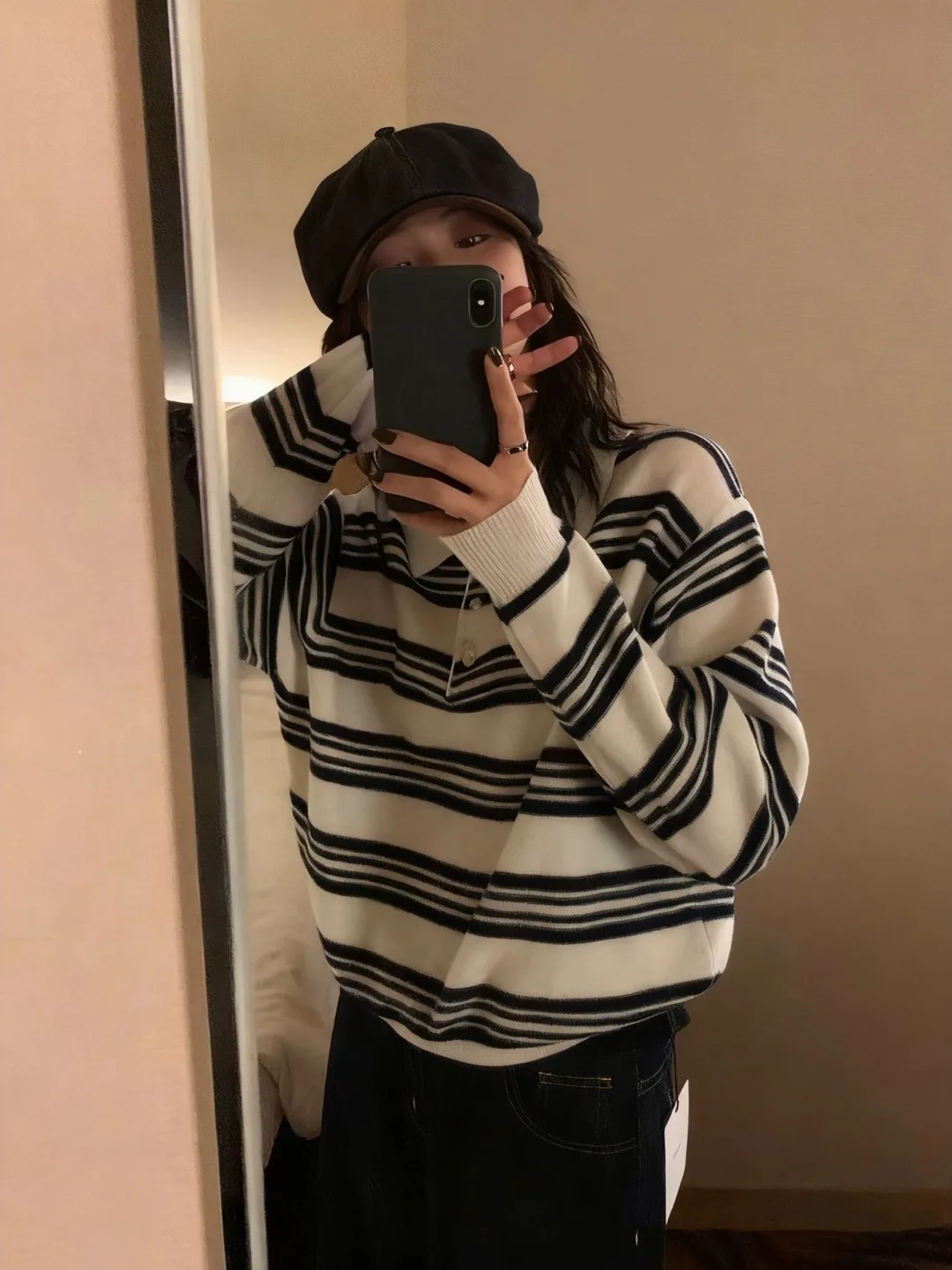 Loose Fit Ne Knitwear Long Sve Striped Simple Sle Autumn New Arrival Women's Faion Casual Sweater Dongda Gate
Loose Fit Ne Knitwear Long Sve Striped Simple Sle Autumn New Arrival Women's Faion Casual Sweater Dongda Gate
