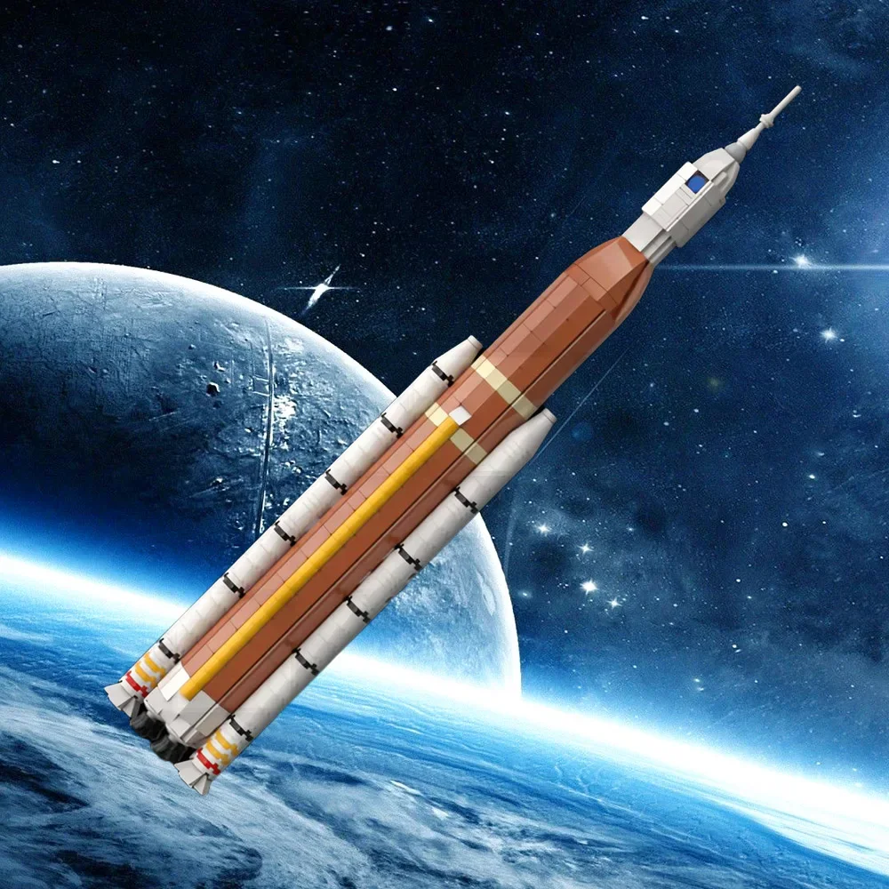 BuildMOC Space SLS Block 1B Cargos Rocket Artemis Building Block Kit Saturn V scale Heavy Launch Vehicle Brick Model Kid Toy
BuildMOC Space SLS Block 1B Cargos Rocket Artemis Building Block Kit Saturn V scale Heavy Launch Vehicle Brick Model Kid Toy