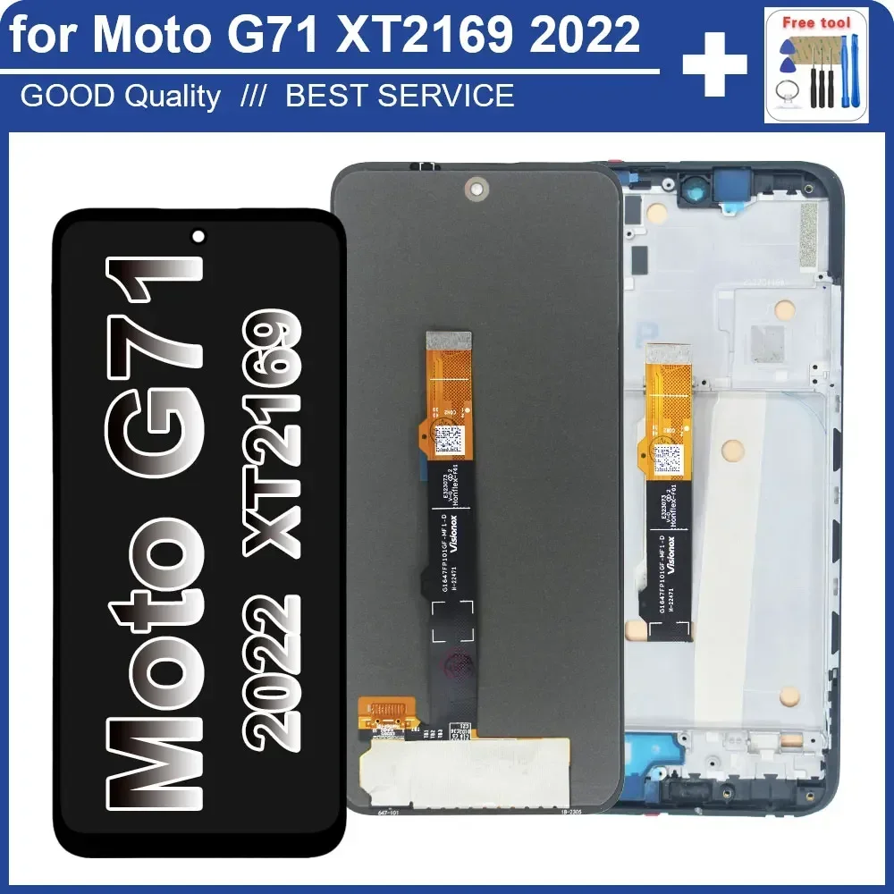 Новый протестированный ЖК-дисплей для Motorola Moto G71 XT2169, ЖК-дисплей, замена дигитайзера сенсорного экрана для Moto G71 2022, XT2169-1, ЖК-дисплей
Новый протестированный ЖК-дисплей для Motorola Moto G71 XT2169, ЖК-дисплей, замена дигитайзера сенсорного экрана для Moto G71 2022, XT2169-1, ЖК-дисплей
