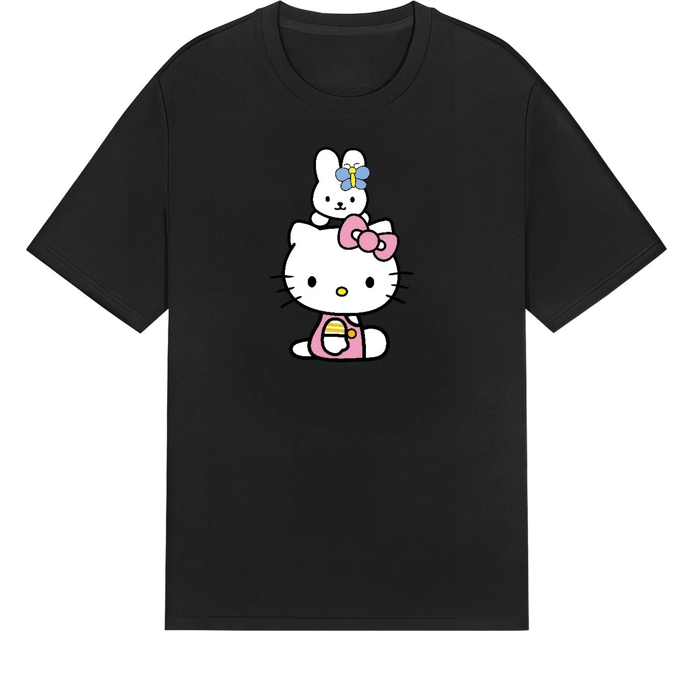 Хлопковые мужские и женские футболки с графическим принтом «Hello Kitty», лето, осень-зима, роскошные брендовые спортивные футболки с короткими рукавами 
Хлопковые мужские и женские футболки с графическим принтом «Hello Kitty», лето, осень-зима, роскошные брендовые спортивные футболки с короткими рукавами