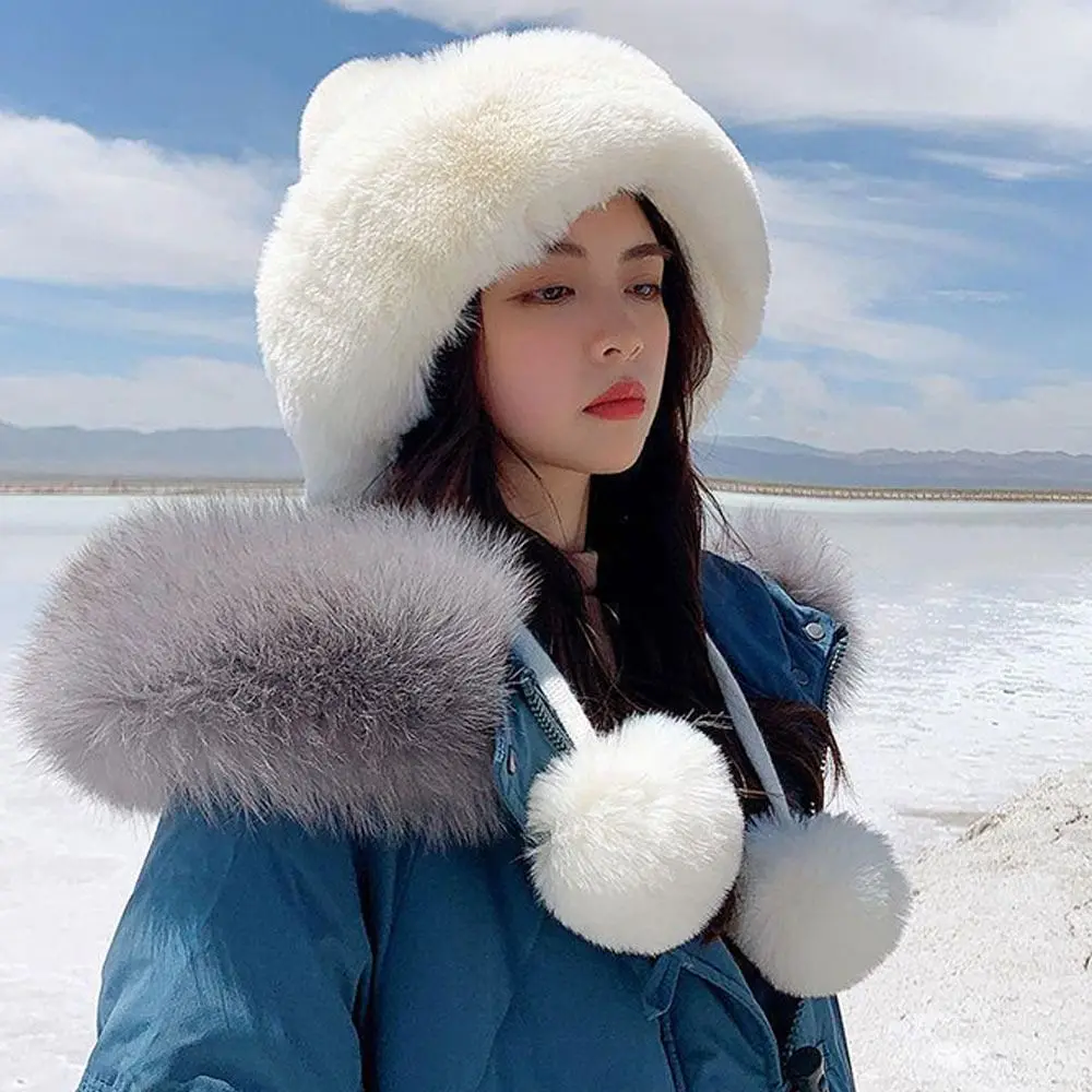 Fashion Warm Winter Hat Kawaii Thickened Plush Cap Cute Bomber Hat for Women
Fashion Warm Winter Hat Kawaii Thickened Plush Cap Cute Bomber Hat for Women