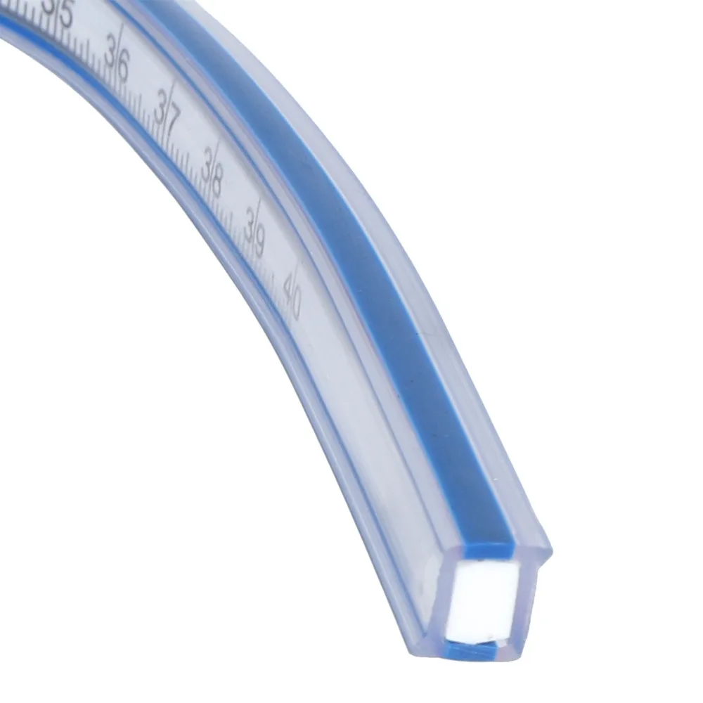 Durable Bendable Flexible Curve Ruler Double Side Graduated Plastic Metric Ruler Blue White Soft Measuring Tool Drawing
Durable Bendable Flexible Curve Ruler Double Side Graduated Plastic Metric Ruler Blue White Soft Measuring Tool Drawing
