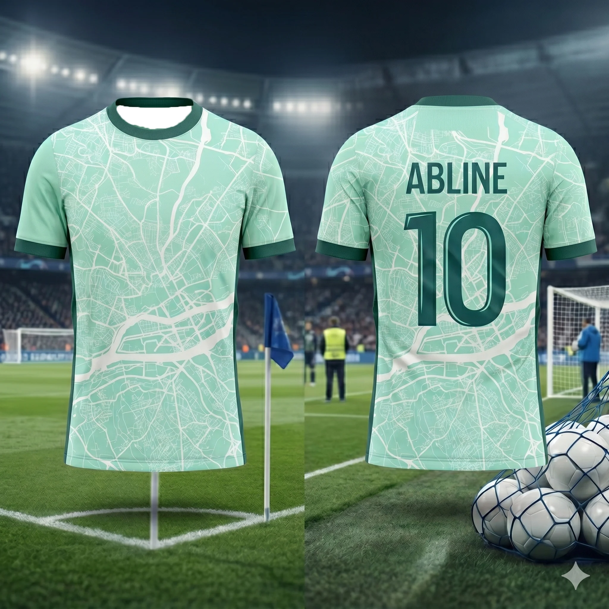 Kids Portugal France Soccer T-Shirt Light Green Road Map Print Breathable Quick Dry Training Tee Fan Sport Top Men Women
Kids Portugal France Soccer T-Shirt Light Green Road Map Print Breathable Quick Dry Training Tee Fan Sport Top Men Women