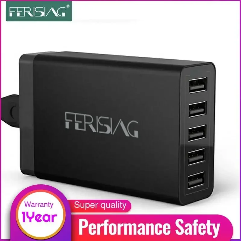 FERISING 5 Port 8A USB Desktop Fast Charger Doctor Wall Charging EU US Plug Home office Mobile Charger for iPhone Samsung Xiaomi
FERISING 5 Port 8A USB Desktop Fast Charger Doctor Wall Charging EU US Plug Home office Mobile Charger for iPhone Samsung Xiaomi