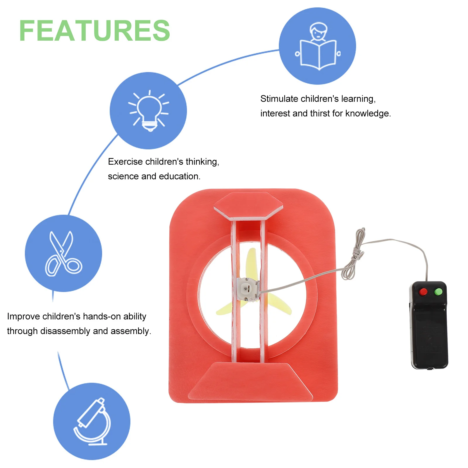 1Set DIY Assembly Science Learning Kit Educational Hovership Project for Kids DIY Experiment and Creative Fun
1Set DIY Assembly Science Learning Kit Educational Hovership Project for Kids DIY Experiment and Creative Fun