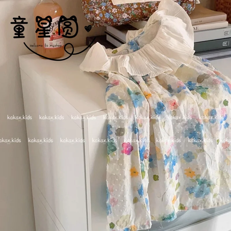 Girls Fashionable Princess Dress Summer New Style Western Style Oil Painting Style Children Floral Dress Summer Style
Girls Fashionable Princess Dress Summer New Style Western Style Oil Painting Style Children Floral Dress Summer Style