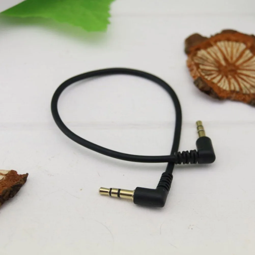 15Cm 3.5Mm Male To Male Audio Cable Aux Car Extension Cable Double Elbow Stereo Jack Cord Gold Plated Plug Black For Smartphone
15Cm 3.5Mm Male To Male Audio Cable Aux Car Extension Cable Double Elbow Stereo Jack Cord Gold Plated Plug Black For Smartphone