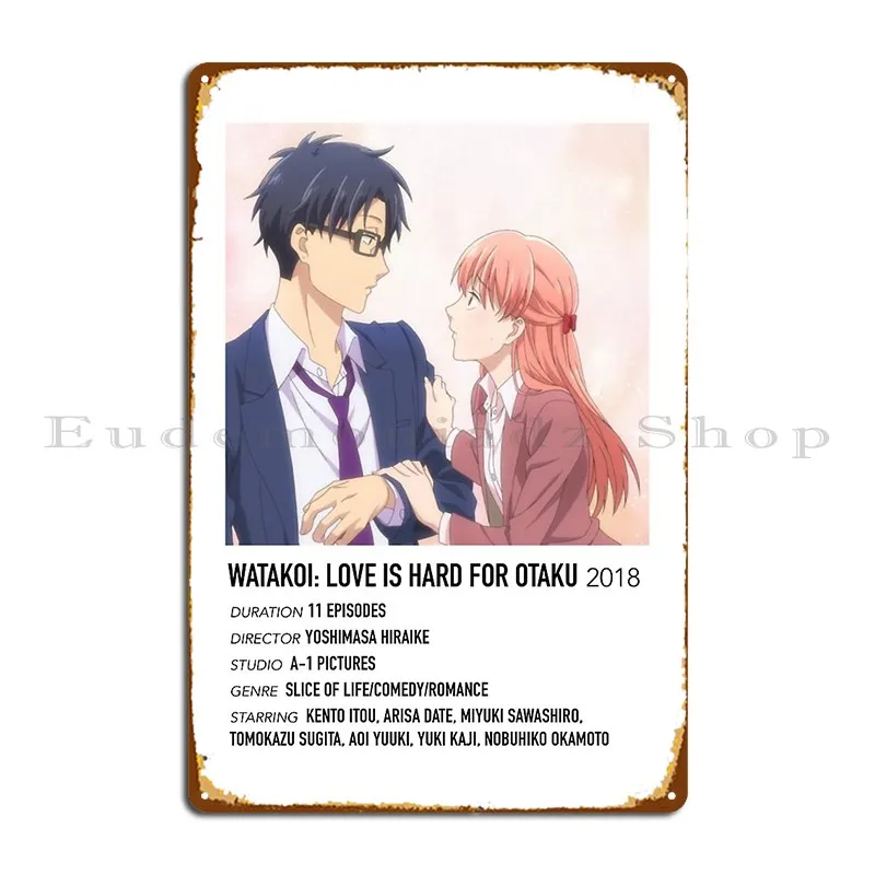 Watakoi Love Is Hard For Otaku, альтернативный плакат, металлический плакат, создание дизайнерских фотопластин, кинотеатр, настенная пещера, жестяной плакат
Watakoi Love Is Hard For Otaku, альтернативный плакат, металлический плакат, создание дизайнерских фотопластин, кинотеатр, настенная пещера, жестяной плакат