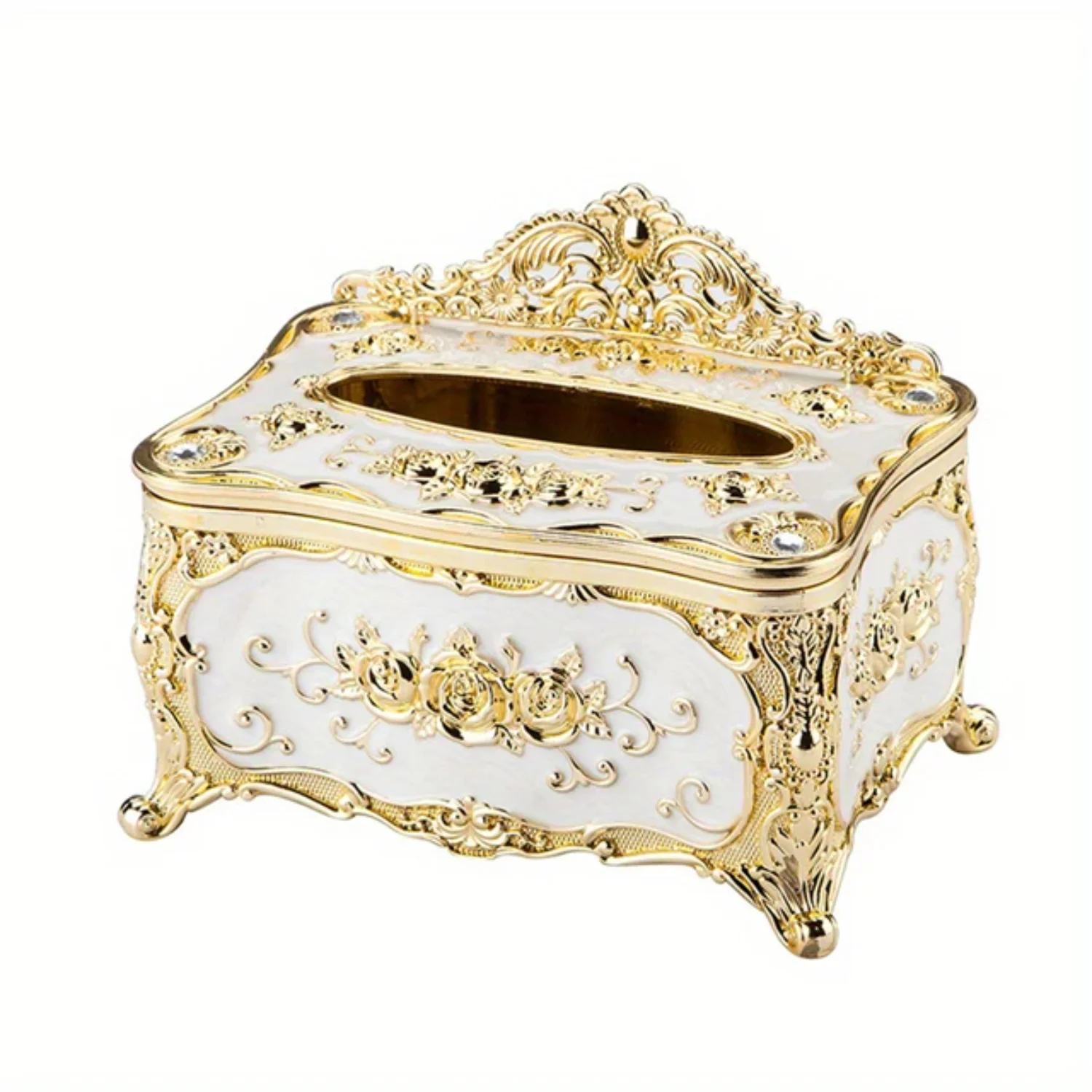 European Style Tissue box, High-end Hotel Restaurant Napkin Extraction Box, Living Room Desktop Paper Extraction Box
European Style Tissue box, High-end Hotel Restaurant Napkin Extraction Box, Living Room Desktop Paper Extraction Box