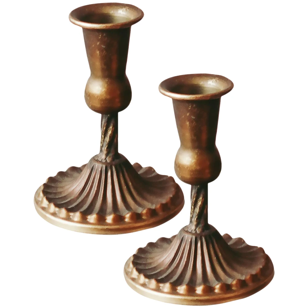 2pcs Metal Holder Iron Sticks Unique European Style Decorative Wedding Christmas Vintage Single-head Candlesticks
2pcs Metal Holder Iron Sticks Unique European Style Decorative Wedding Christmas Vintage Single-head Candlesticks