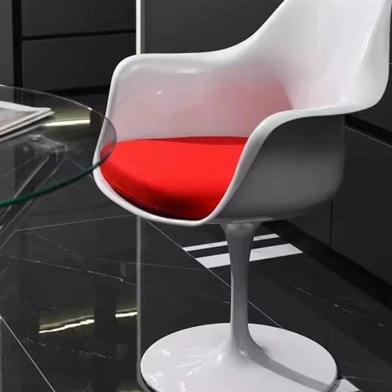 Nordic Tulip Single Chair Designer Leisure Dining 360 Rotatable Office Computer Comfortable Back 
Nordic Tulip Single Chair Designer Leisure Dining 360 Rotatable Office Computer Comfortable Back