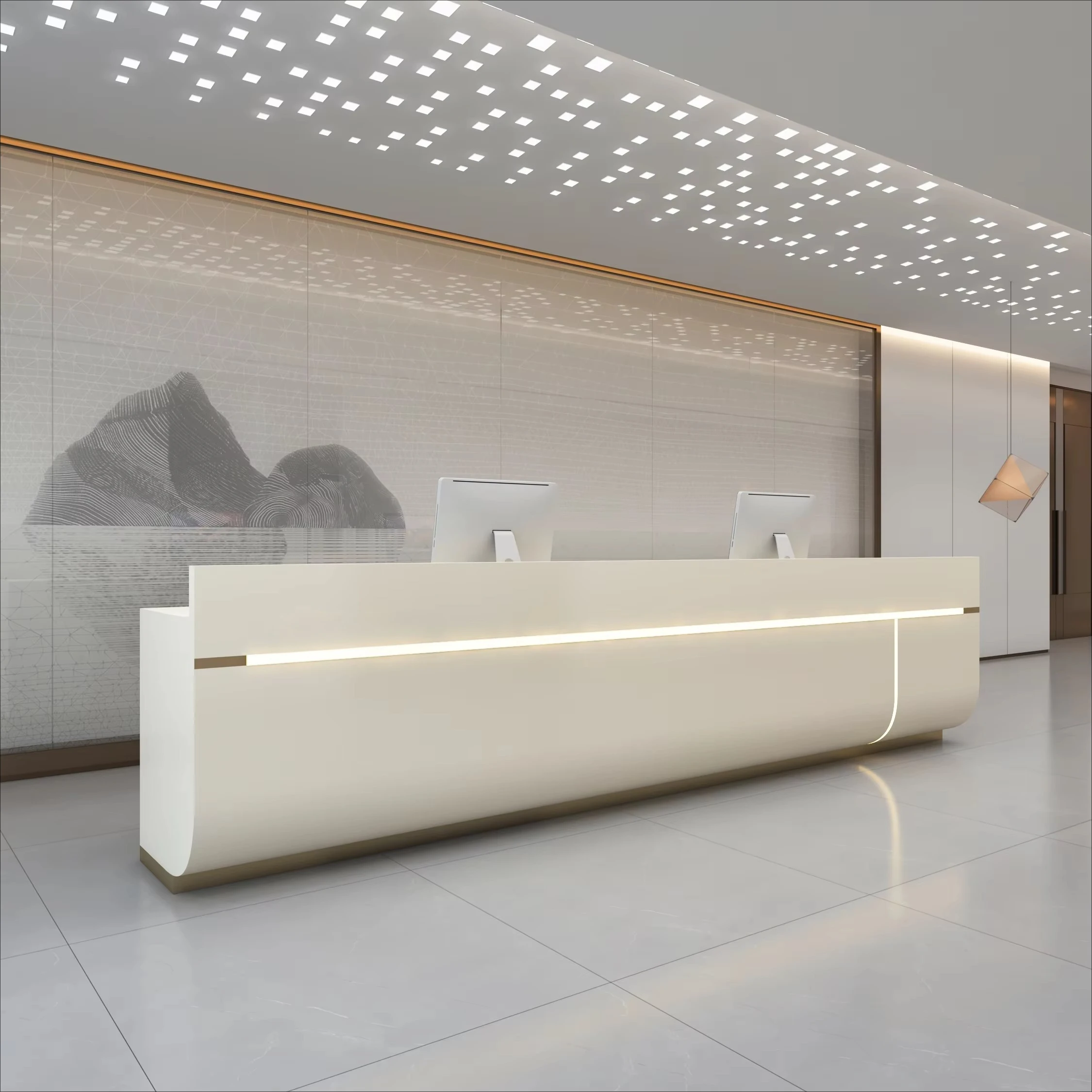 &c Modern Hotel Reception Desk Big Size Lobby Consultation Desk Restaurant Office Executive Reception Desk for Two Persons
&c Modern Hotel Reception Desk Big Size Lobby Consultation Desk Restaurant Office Executive Reception Desk for Two Persons
