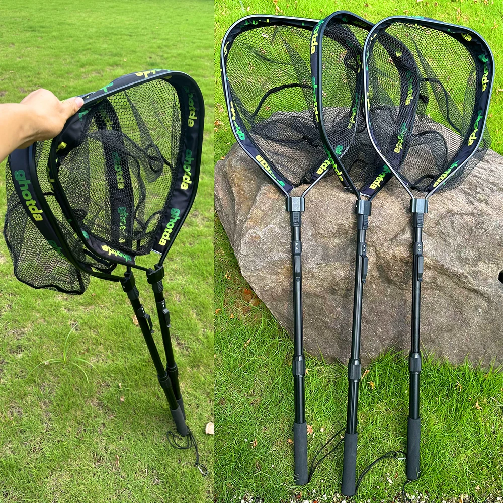 Floating Fishing Net Foldable Landing Net Easy Catch&Release with Telescopic Pole Rubber Coated Fish Net for Salt/Freshwater
Floating Fishing Net Foldable Landing Net Easy Catch&Release with Telescopic Pole Rubber Coated Fish Net for Salt/Freshwater