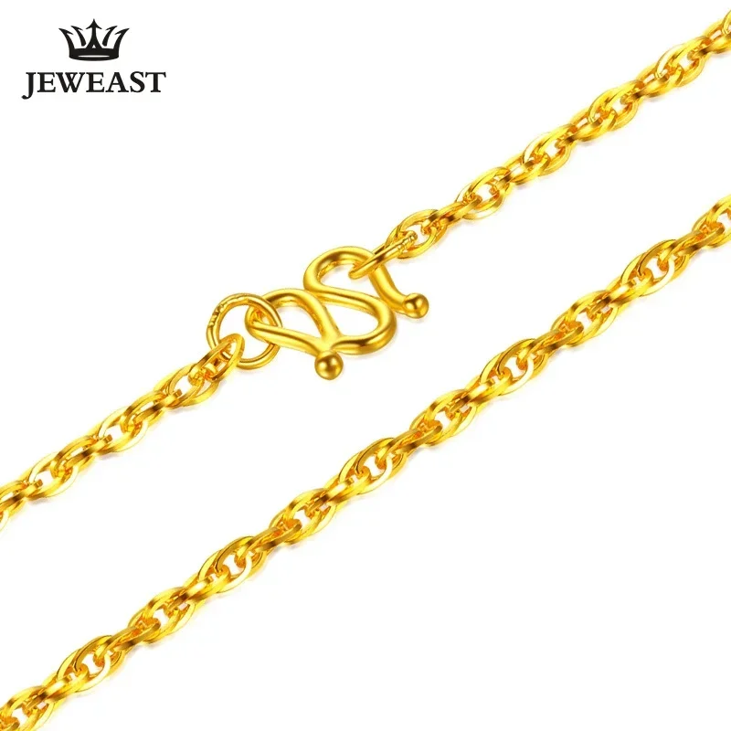 24K Pure Gold Necklace Real AU 999 Solid Gold Chain Brightly Simple Upscale Trendy Classic Fine Jewelry Hot Sell New 2025
24K Pure Gold Necklace Real AU 999 Solid Gold Chain Brightly Simple Upscale Trendy Classic Fine Jewelry Hot Sell New 2025