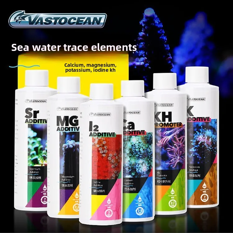 VASTOCEAN Advanced Reef Supplement-All-in-One SPS/LPS Coral Formula with Ca/Mg/KH Stabilizer,Trace Elements (Sr/K/I)&PO4 Control
VASTOCEAN Advanced Reef Supplement-All-in-One SPS/LPS Coral Formula with Ca/Mg/KH Stabilizer,Trace Elements (Sr/K/I)&PO4 Control