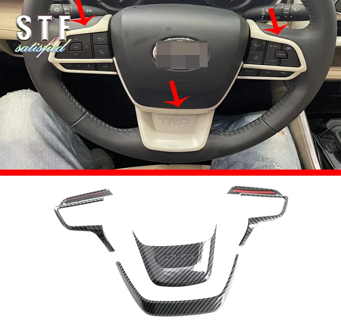 Внутренняя отделка рулевого колеса из углеродного волокна для Toyota Highlander XU70 2021 2022, автомобильные аксессуары, наклейки W4
Внутренняя отделка рулевого колеса из углеродного волокна для Toyota Highlander XU70 2021 2022, автомобильные аксессуары, наклейки W4