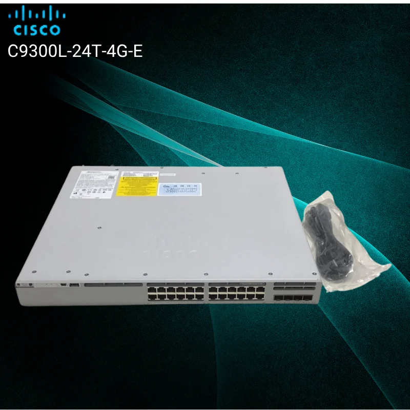 For C9300L-24T-4G-E Original Sealed Catalyst 24-Port Gigabit Managed Switch 128Gbps Capacity SNMP 4xSFP Ports Fast Global
For C9300L-24T-4G-E Original Sealed Catalyst 24-Port Gigabit Managed Switch 128Gbps Capacity SNMP 4xSFP Ports Fast Global