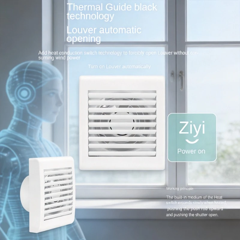Household 5 Inch Glass Mount Exhaust Fan Low Noise Strong Ventilation Fan For Bathroom And Toilet
Household 5 Inch Glass Mount Exhaust Fan Low Noise Strong Ventilation Fan For Bathroom And Toilet