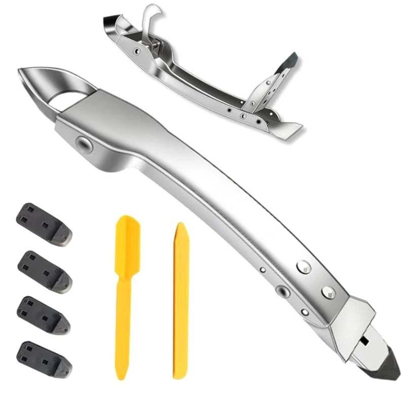 Caulking Tool Kit Stainless Steel Grout Removal Tool, 4 In 1 Tile Caulk Remover Tool For Kitchen Bathroom Floor Window Durable
Caulking Tool Kit Stainless Steel Grout Removal Tool, 4 In 1 Tile Caulk Remover Tool For Kitchen Bathroom Floor Window Durable