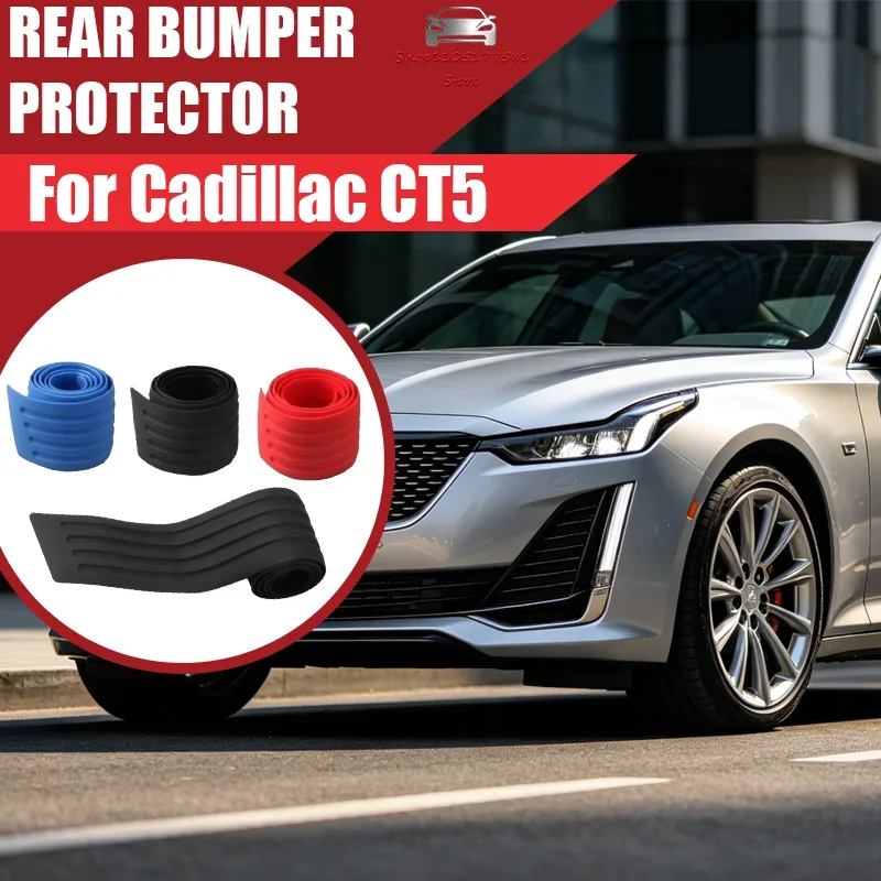 Car trunk door sill plate protector anti-scratch rear bumper guard rubber insert liner trim for Cadillac CT5
Car trunk door sill plate protector anti-scratch rear bumper guard rubber insert liner trim for Cadillac CT5