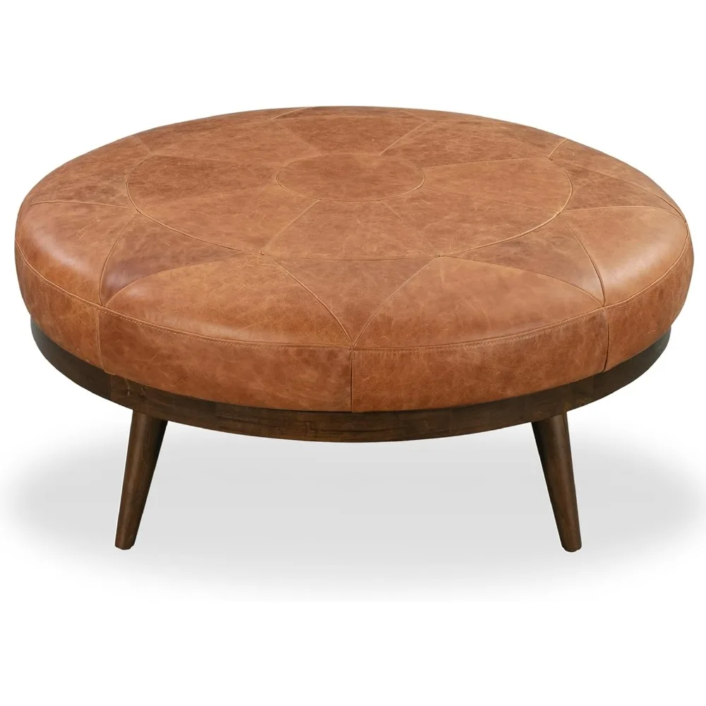 Gio Ottoman – 30” Round with Feather-Down Topper – Full-Grain Leather Upholstery – Couch Ottoman for Living Room
Gio Ottoman – 30” Round with Feather-Down Topper – Full-Grain Leather Upholstery – Couch Ottoman for Living Room
