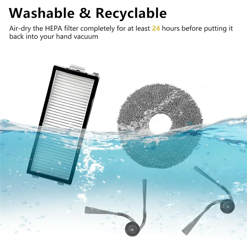 A05G-Accessories Kit For Roborock Saros Z70 Robot Vacuum Cleaner Replacement Parts HEPA Filter Mop Cloths Dust Bag Side Brush
A05G-Accessories Kit For Roborock Saros Z70 Robot Vacuum Cleaner Replacement Parts HEPA Filter Mop Cloths Dust Bag Side Brush