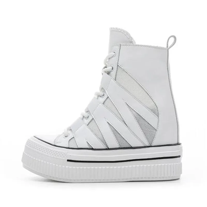 13CM Microfiber Leather Genuine Ankle Boots Summer Sandals Women Platform Wedge Hidden Heels Autumn Shoes Hollow Chunky Sneaker
13CM Microfiber Leather Genuine Ankle Boots Summer Sandals Women Platform Wedge Hidden Heels Autumn Shoes Hollow Chunky Sneaker