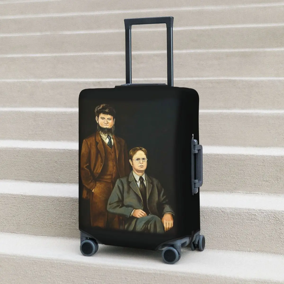 Dwight Mose Schrute Suitcase Cover Protection Elastic Travel Luggage Protector Covers for 18-32 Inch
Dwight Mose Schrute Suitcase Cover Protection Elastic Travel Luggage Protector Covers for 18-32 Inch
