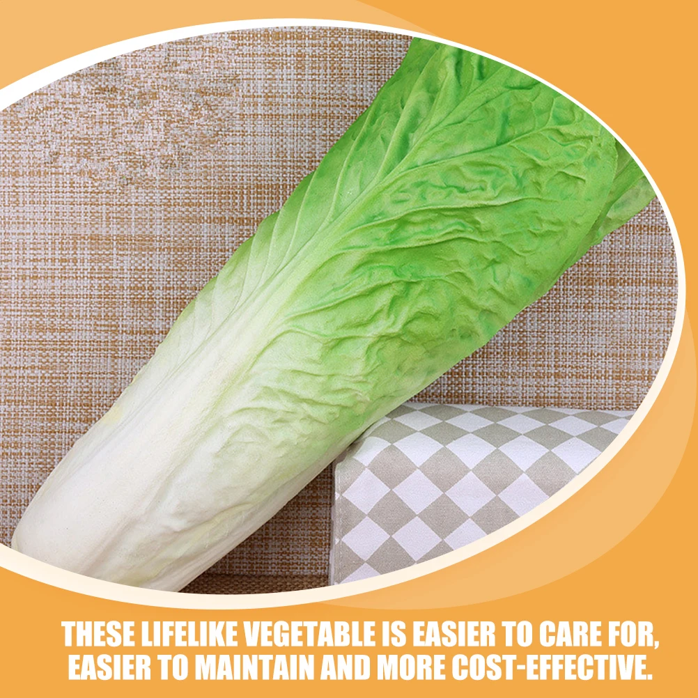 Simulated Cabbage Green Decor Artificial Vegetable Model PU Material Realistic Party Props Fake Chinese Cabbage
Simulated Cabbage Green Decor Artificial Vegetable Model PU Material Realistic Party Props Fake Chinese Cabbage