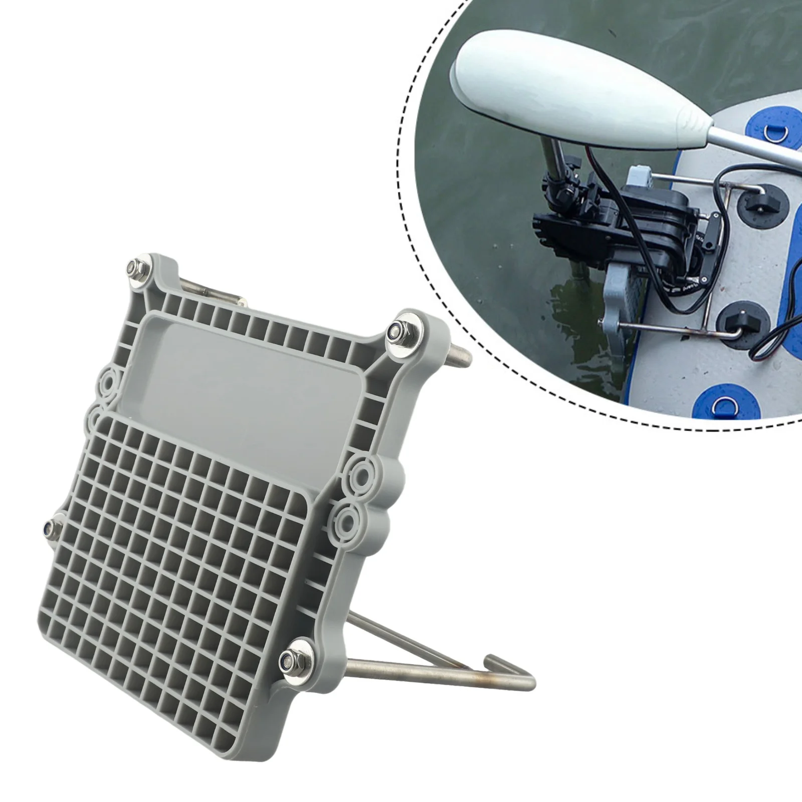 Inflatable Boat Outboard Motor Bracket Engine Mounts With Screws And Nuts For Inflatable Rubber Boats Fishing Boats
Inflatable Boat Outboard Motor Bracket Engine Mounts With Screws And Nuts For Inflatable Rubber Boats Fishing Boats