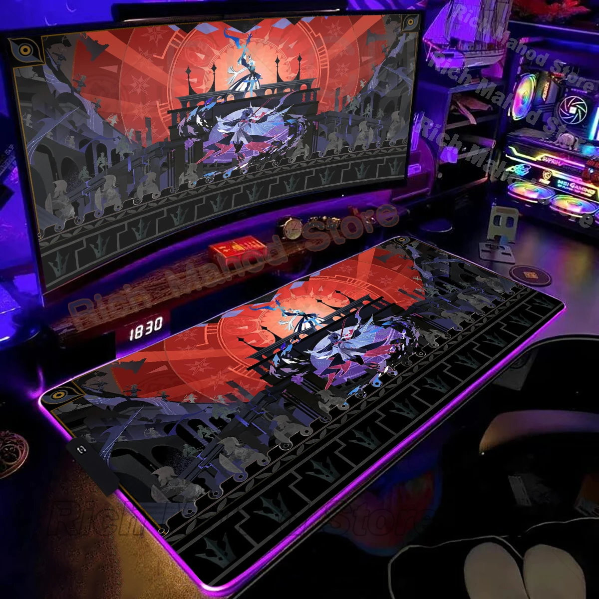 Gamer Genshin Impact Mouse Pad Anime Furina Neuvillette Yae Miko Mouse Pad LED Tablepad With Backlit Xxl RGB Extended Mousepad
Gamer Genshin Impact Mouse Pad Anime Furina Neuvillette Yae Miko Mouse Pad LED Tablepad With Backlit Xxl RGB Extended Mousepad