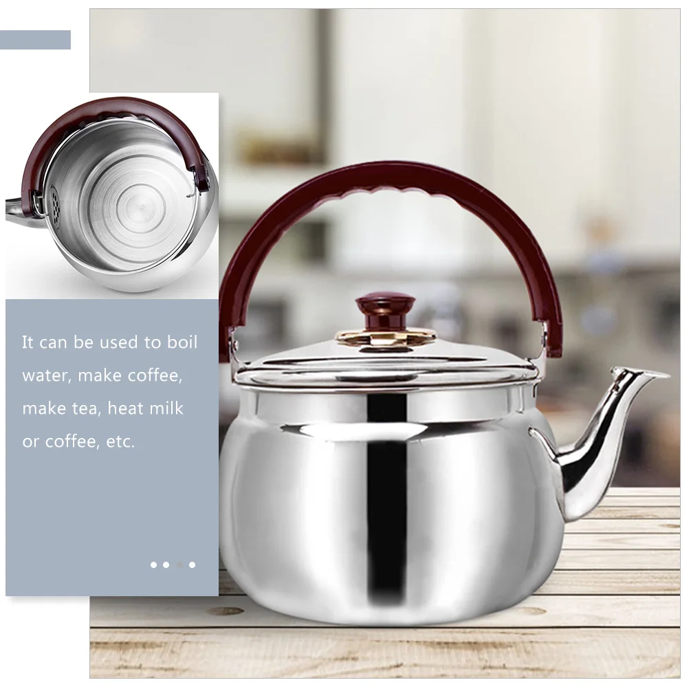 Chirping Kettle Stainless Steel Whistling Large Capacity Teapot Boiling Kitchen Gadget Safe Reliable Heating Tool
Chirping Kettle Stainless Steel Whistling Large Capacity Teapot Boiling Kitchen Gadget Safe Reliable Heating Tool
