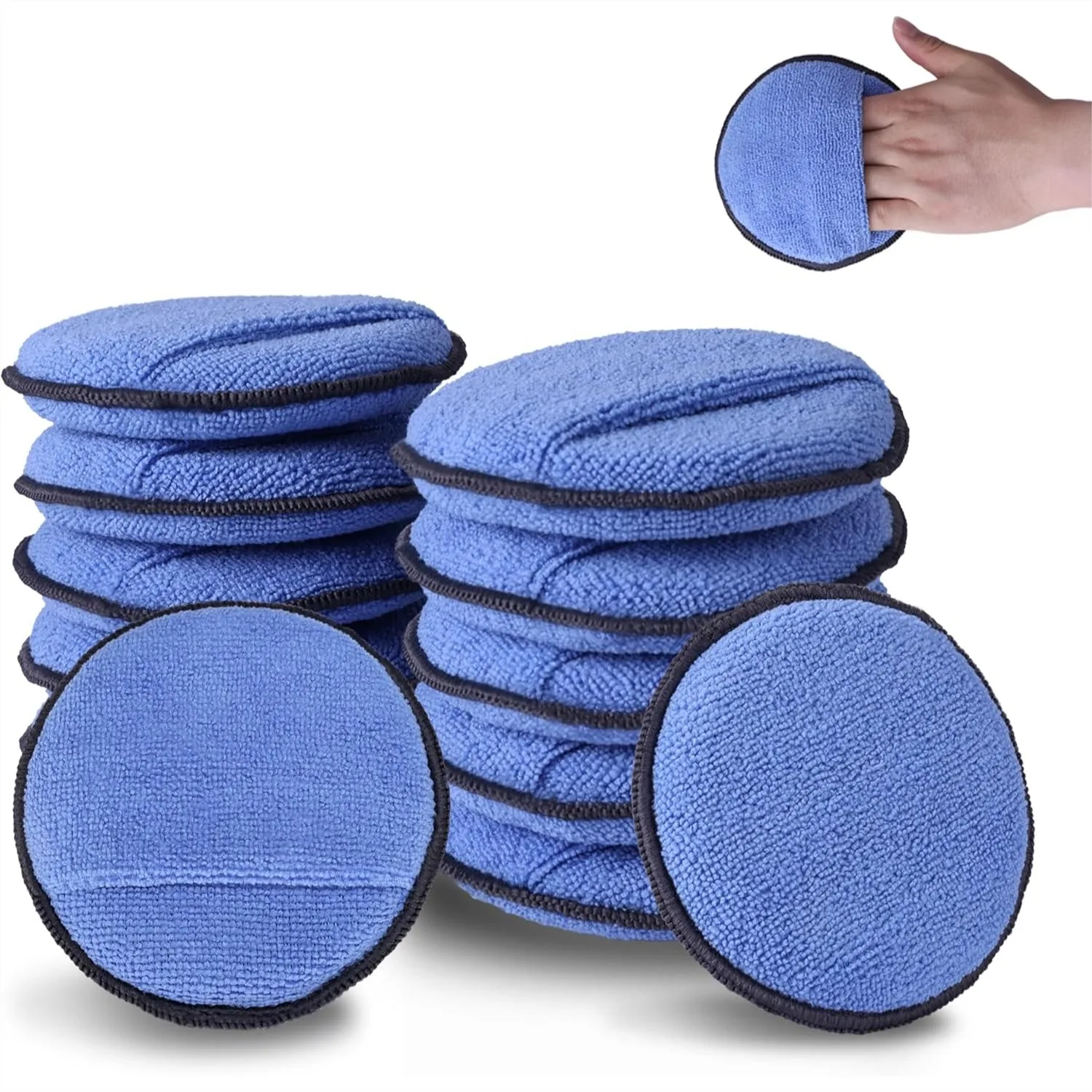 12 Pack Car Wax Applicator Pads With Finger Pocket Microfiber Soft Foam Polishing Pads For Car Detailing And Cleaning Lint Free High Resilience
12 Pack Car Wax Applicator Pads With Finger Pocket Microfiber Soft Foam Polishing Pads For Car Detailing And Cleaning Lint Free High Resilience