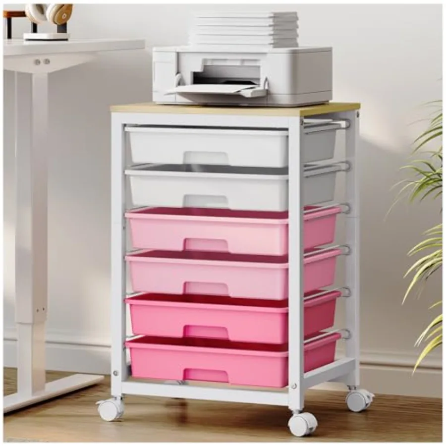Rolling Cart with Drawers, Utility Cart with, Rolling Storage Cart with Drawers and Wooden Tabletop and Lockable Wheel
Rolling Cart with Drawers, Utility Cart with, Rolling Storage Cart with Drawers and Wooden Tabletop and Lockable Wheel