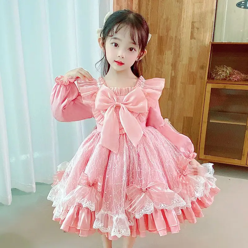Girl's Pink Lolita Dress Spring/Autumn Children's Dress Girls' 2025 New Kids' New Fashion Lolita Long Sleeve Skirt Set LH670
Girl's Pink Lolita Dress Spring/Autumn Children's Dress Girls' 2025 New Kids' New Fashion Lolita Long Sleeve Skirt Set LH670