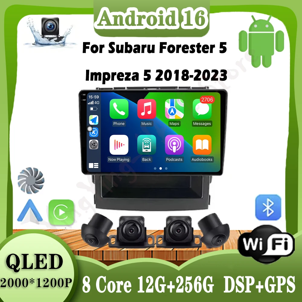 9-дюймовый сенсорный экран для Subaru Forester 5 Impreza 5 2018-2023 Android 16, автомобильный радиоприемник, мультимедийный GPS-видеоплеер, навигация, стерео
9-дюймовый сенсорный экран для Subaru Forester 5 Impreza 5 2018-2023 Android 16, автомобильный радиоприемник, мультимедийный GPS-видеоплеер, навигация, стерео