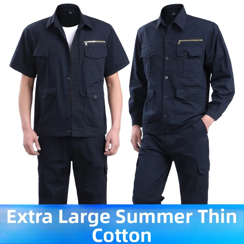 plus Size Summer Workwear Loose Fit Thin Long Sleeve Short Sleeve Single Piece Top And Pants Welding Factory Workers
plus Size Summer Workwear Loose Fit Thin Long Sleeve Short Sleeve Single Piece Top And Pants Welding Factory Workers