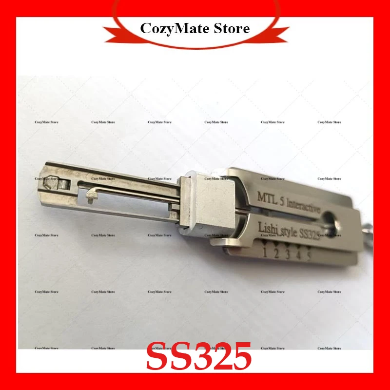 1PCSLishi 2in1 Mul-T-Lock Interactive 5 Pins – SS325 – 2-in-1 Pick & Decoder locksmith tools ganzua complete kit professional
1PCSLishi 2in1 Mul-T-Lock Interactive 5 Pins – SS325 – 2-in-1 Pick & Decoder locksmith tools ganzua complete kit professional