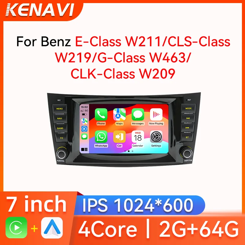 2Din Android Car Radio For Mercedes Benz E-class W211 E200 E220 E300 E350 E240 E270 E280 W219 Multimedia Player GPS Carplay Auto
2Din Android Car Radio For Mercedes Benz E-class W211 E200 E220 E300 E350 E240 E270 E280 W219 Multimedia Player GPS Carplay Auto