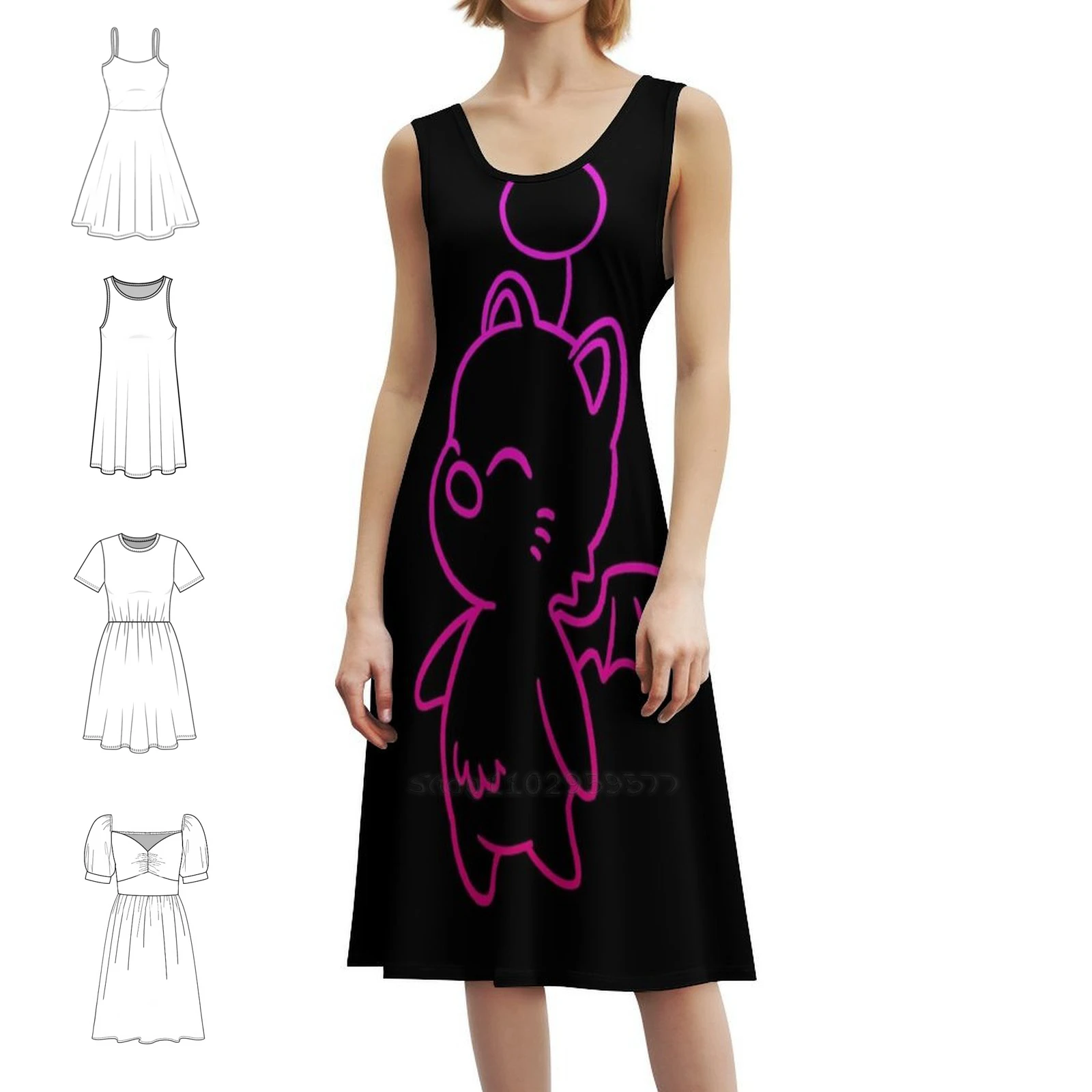 Final Fantasy-Moogle Платье с вырезом в форме сердца Элегантное летнее праздничное платье для женщин Final Fantasy Moogle Розовые игровые игры
Final Fantasy-Moogle Платье с вырезом в форме сердца Элегантное летнее праздничное платье для женщин Final Fantasy Moogle Розовые игровые игры